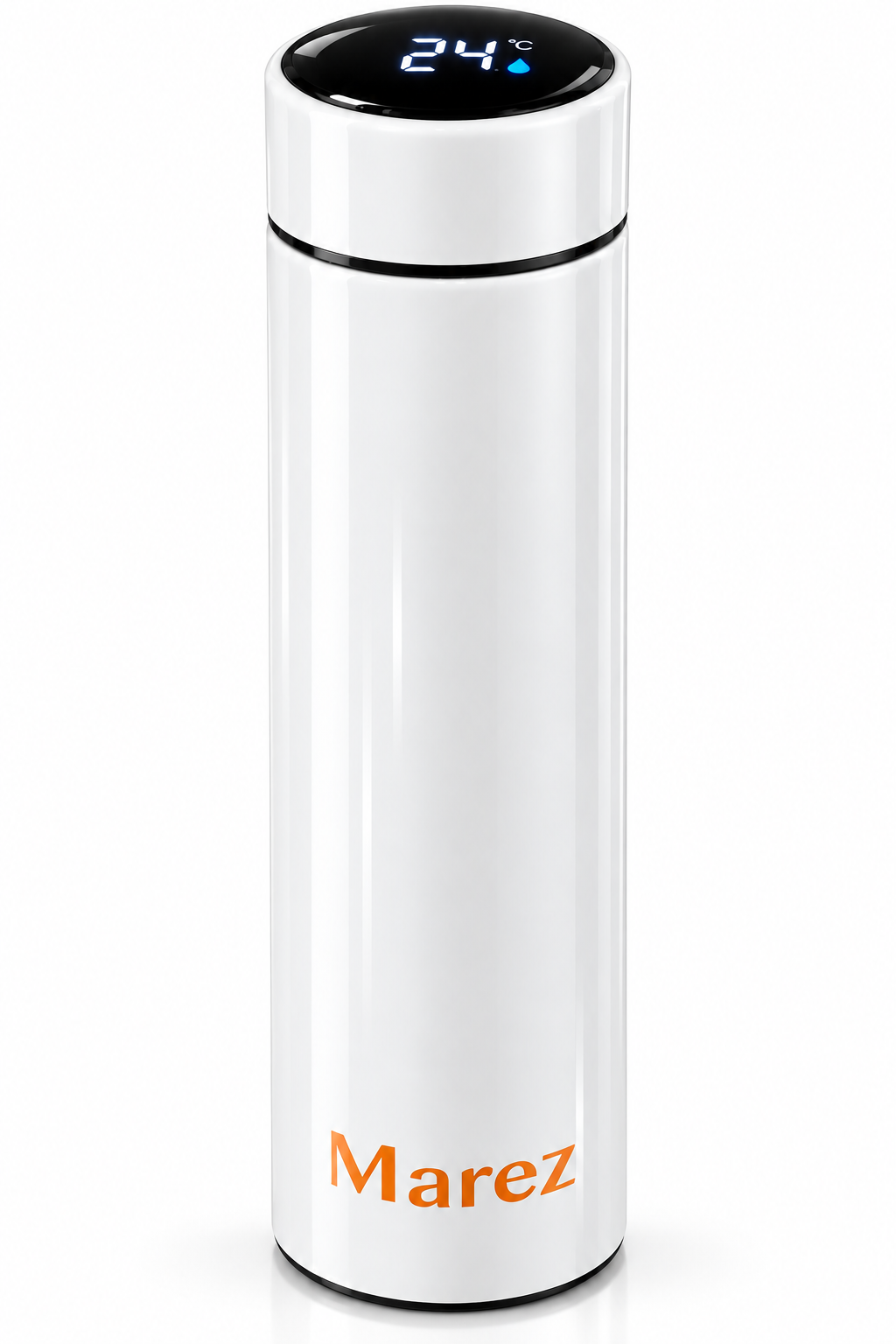 The Marez Smart Tumbler – 17 OZ LED Temperature Display | Vacuum-Insulated Stainless Steel | Coffee, Tea & Sports Water Bottle