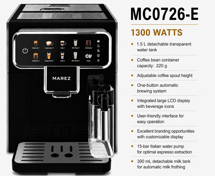 MarezCafe Barista Basica Model No. MC0726-E