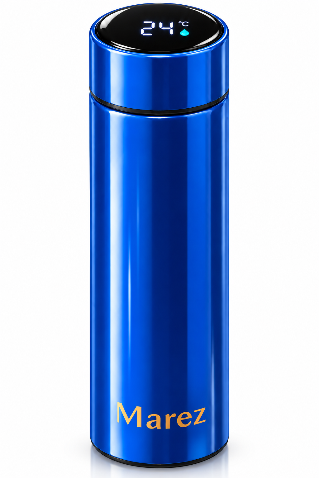 The Marez Smart Tumbler – 17 OZ LED Temperature Display | Vacuum-Insulated Stainless Steel | Coffee, Tea & Sports Water Bottle