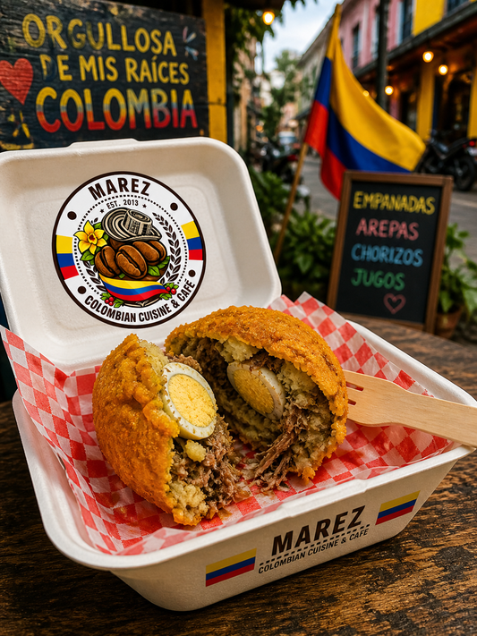 PAPA RELLENA DE HUEVO (BIG STUFFED POTATO)