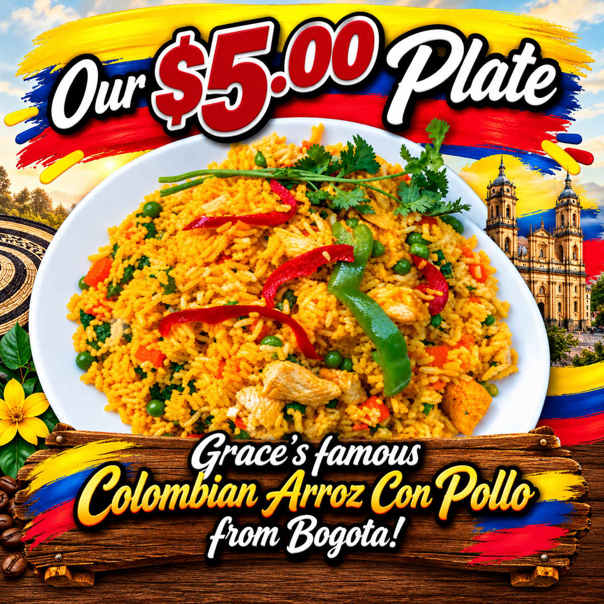 Colombian Arroz Con Pollo