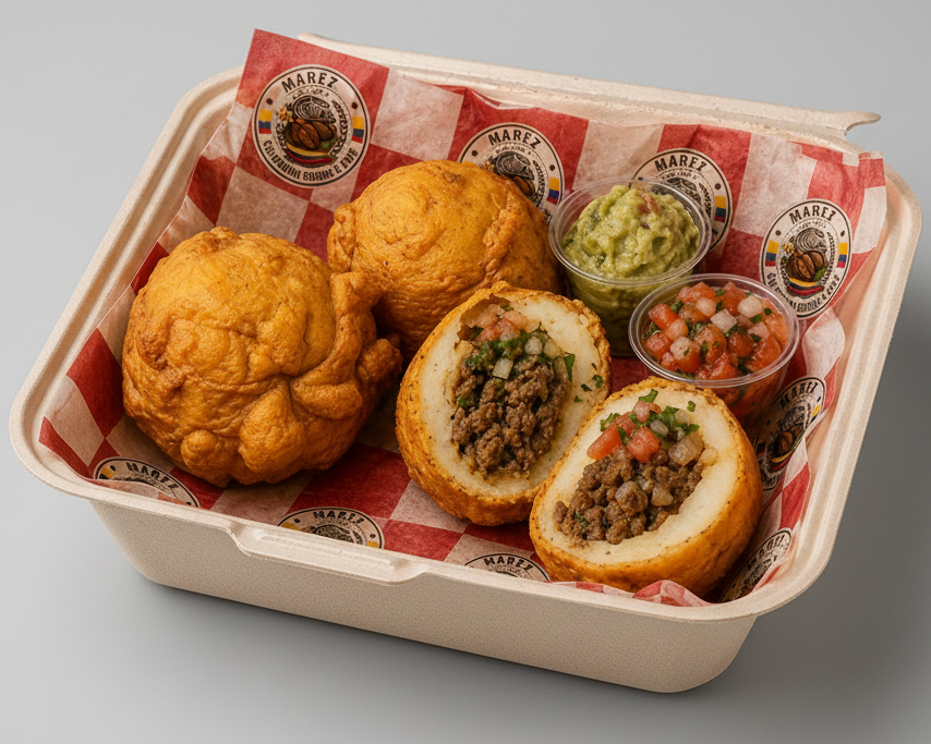PAPA RELLENA DE HUEVO (BIG STUFFED POTATO)