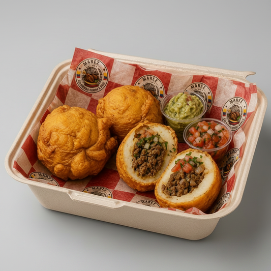 PAPA RELLENA DE HUEVO (BIG STUFFED POTATO)